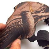 Maxbell Archery Target Shooting Protective Gear Arm Guard & Suede Leather 3-Finger Glove