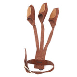 Maxbell Archery Target Shooting Protective Gear Arm Guard & Suede Leather 3-Finger Glove