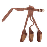Maxbell Archery Target Shooting Protective Gear Arm Guard & Suede Leather 3-Finger Glove