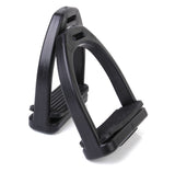 Maxbell Maxbell 1 Pair Safety Plastic Stirrups Horse Riding Equestrian Black Rubber Treads