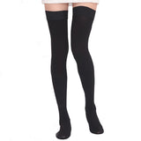 Maxbell Maxbell Phenovo Elastic Nylon Closed Toe Stockings For Varicose Veins Care L Black