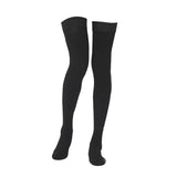 Maxbell Maxbell Phenovo Elastic Nylon Closed Toe Stockings For Varicose Veins Care L Black