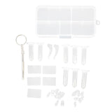 Maxbell Set Of Transparent Eyeglasses Screw Nut Glasses Repair Kit Parts And Accessories - Aladdin Shoppers