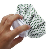 Maxbell Maxbell Cloth Ice Bag Pain Stress Neck Knee Head Swelling Pain Injury Reliever Sports Equipment 9Inch White + Green