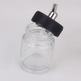 Maxbell 20pcs Mixed 22cc Glass Airbrush Bottle Pigment Jars Siphon Suction Feed Lid