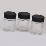 Maxbell 20pcs Mixed 22cc Glass Airbrush Bottle Pigment Jars Siphon Suction Feed Lid