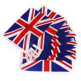 Maxbell Union Jack Flag England Great Britain British UK Banner with Poles 12Pcs