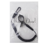 Maxbell Coiled Kayak Boat Paddle Leash Fishing Rod Tow Line + 10 D Rings Outfitting