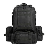 Maxbell Military Tactical Rucksack Molle Assault Backpack Bag for Hiking 65L Black