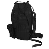Maxbell Military Tactical Rucksack Molle Assault Backpack Bag for Hiking 65L Black