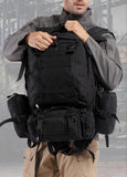 Maxbell Military Tactical Rucksack Molle Assault Backpack Bag for Hiking 65L Black