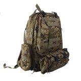 Maxbell Military Tactical Rucksack Molle Assault Backpack Bag for Hiking 65L CP Camo
