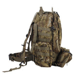 Maxbell Military Tactical Rucksack Molle Assault Backpack Bag for Hiking 65L CP Camo