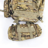 Maxbell Military Tactical Rucksack Molle Assault Backpack Bag for Hiking 65L CP Camo