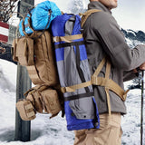 Maxbell Military Tactical Rucksack Molle Assault Backpack Bag for Hiking 65L Tan