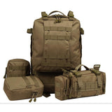 Maxbell Military Tactical Rucksack Molle Assault Backpack Bag for Hiking 65L Tan