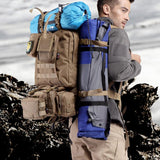 Maxbell Military Tactical Rucksack Molle Assault Backpack Bag for Hiking 65L Tan