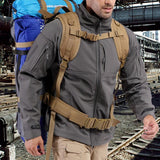 Maxbell Military Tactical Rucksack Molle Assault Backpack Bag for Hiking 65L Tan