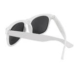 Maxbell MagiDeal USA US American Flag Sunglasses White Frame Grey Lens Glasses