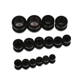 Maxbell Stainless Steel Ear Plug Expander Flesh Tunnel Stretcher Kit 16PCS Black
