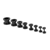 Maxbell Stainless Steel Ear Plug Expander Flesh Tunnel Stretcher Kit 16PCS Black