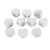 Maxbell 20 Pieces Adjustable Brass DIY Blank Ring Bezel Base for 25mm Cabochon