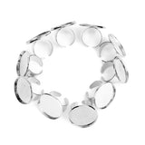 Maxbell 20 Pieces Adjustable Brass DIY Blank Ring Bezel Base for 25mm Cabochon
