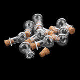 Maxbell 30pcs Mini Small Cork Stopper Glass Bottles Vials Jars Bottle DIY Craft Pendant