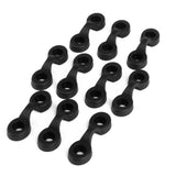 Maxbell 10x Loops Pad Eye Buckle + 4x Fixed Buckle Mooring Deck Fitting Kayak Boat