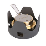 Maxbell Maxbell Stainless Steel Spirit Burner Alcohol Stove for Outdoor Camping Picnic