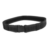 Maxbell Men's Adjustable Nylon Military Tactical Waistband Rescue Rigger Belt Black