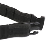 Maxbell Men's Adjustable Nylon Military Tactical Waistband Rescue Rigger Belt Black