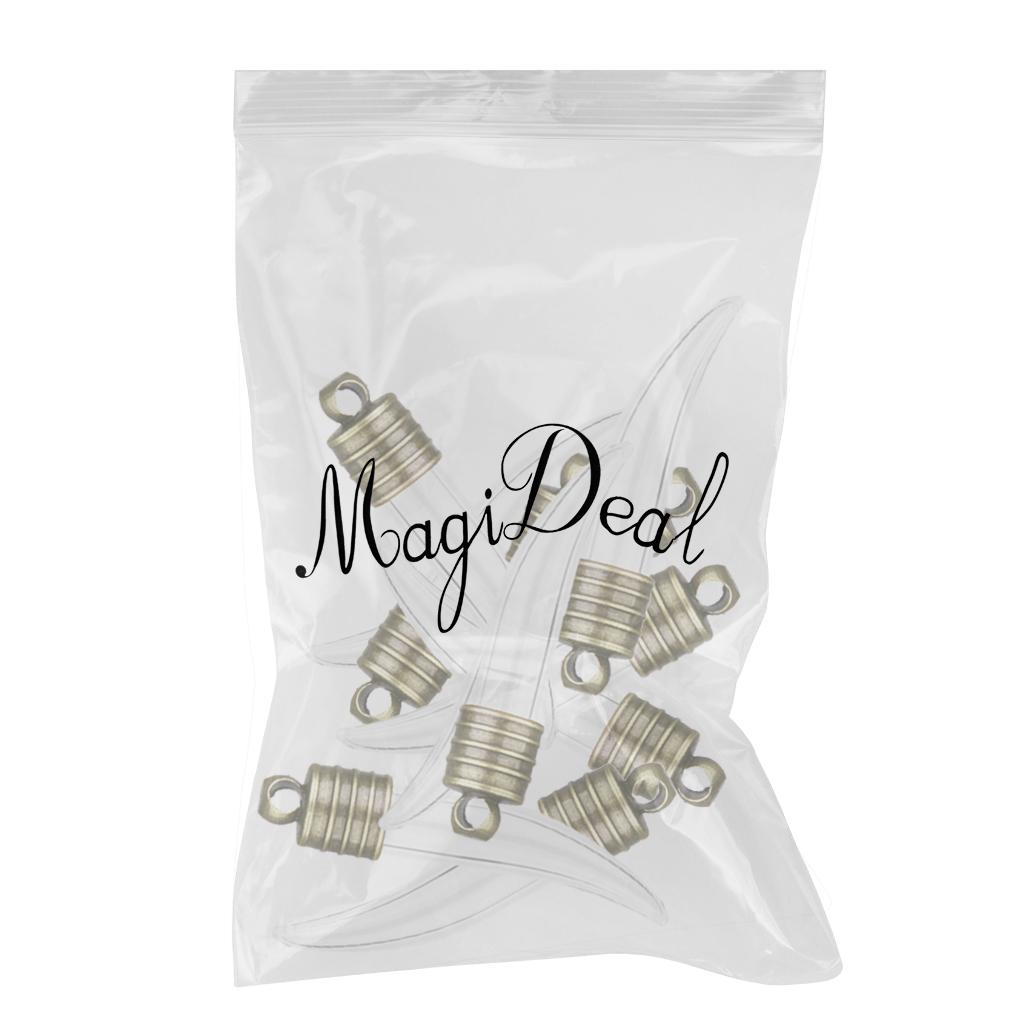 Maxbell Maxbell Mini Empty Glass Chili Vials Charms Wish Bottles Pendant 10Pcs Clear