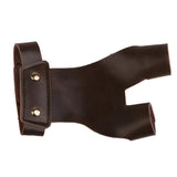 Maxbell Cow Leather Archery Shooting Glove & 3 Strap Arm Guard