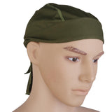 Maxbell Polyester Anti-UV Wrap Tie Bandana Hat Pirate Scarf for Riding Army Green