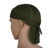 Maxbell Polyester Anti-UV Wrap Tie Bandana Hat Pirate Scarf for Riding Army Green