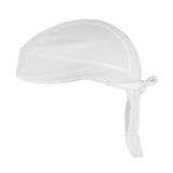 Maxbell 2xPolyester Anti-UV Wrap Tie Bandana Hat Pirate Scarf for Riding Cycling White