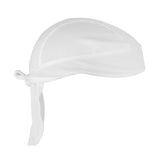 Maxbell 2xPolyester Anti-UV Wrap Tie Bandana Hat Pirate Scarf for Riding Cycling White