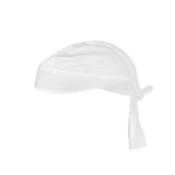 Maxbell 2xPolyester Anti-UV Wrap Tie Bandana Hat Pirate Scarf for Riding Cycling White