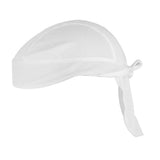 Maxbell 2xPolyester Anti-UV Wrap Tie Bandana Hat Pirate Scarf for Riding Cycling White