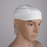 Maxbell 2xPolyester Anti-UV Wrap Tie Bandana Hat Pirate Scarf for Riding Cycling White