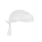 Maxbell 2xPolyester Anti-UV Wrap Tie Bandana Hat Pirate Scarf for Riding Cycling White