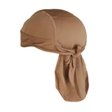 Maxbell 2xPolyester Anti-UV Wrap Tie Bandana Hat Pirate Scarf for Riding Cycling Brown