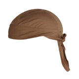 Maxbell 2xPolyester Anti-UV Wrap Tie Bandana Hat Pirate Scarf for Riding Cycling Brown