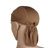 Maxbell Polyester Anti-UV Wrap Tie Bandana Hat Pirate Scarf for Riding Cycling Brown