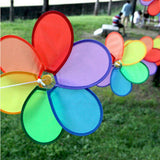 Maxbell Flower Windmill Wind Spinner Tent Garden Decoration Multi Colors 8Pcs