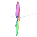Maxbell Flower Windmill Wind Spinner Tent Garden Decoration Multi Colors 8Pcs
