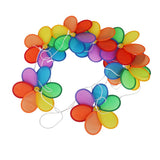 Maxbell Flower Windmill Wind Spinner Tent Garden Decoration Multi Colors 8Pcs
