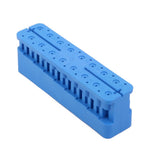 Maxbell Professional Dental Measuring Block K-File H-File Holder Ruler Blue