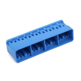 Maxbell Professional Dental Measuring Block K-File H-File Holder Ruler Blue